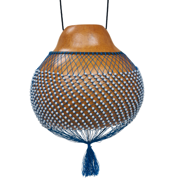 Afroton Chekere, Ø ca. 35cm, bead net